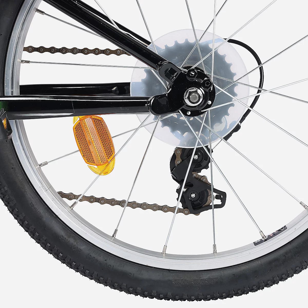 Vélo enfant 20 pouces 5-8 ans Zak Evo Kid Noir et vert – Image 11