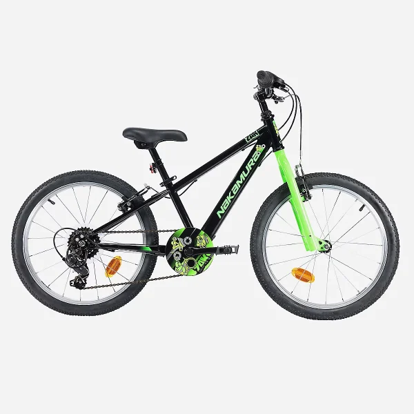 Vélo enfant 20 pouces 5-8 ans Zak Evo Kid Noir et vert
