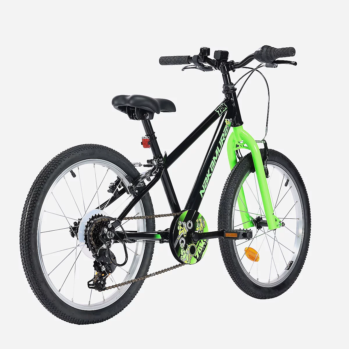 Vélo enfant 20 pouces 5-8 ans Zak Evo Kid Noir et vert – Image 2