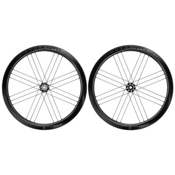 Campagnolo Paire de Roues – Bora WTO 45 C23 DB – 28″ | Carbon | 2-Way Fit | AFS – 12x100mm | 12x142mm – HG