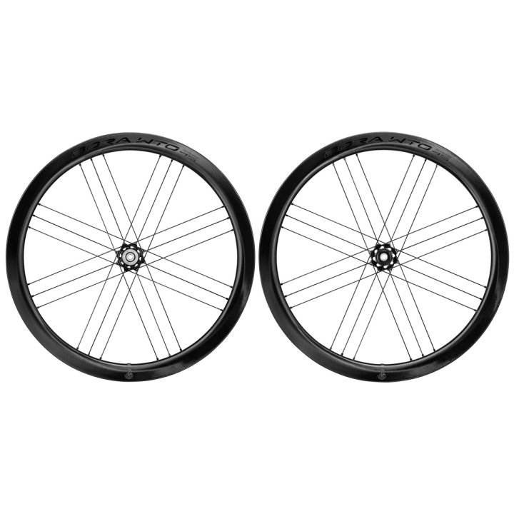 Campagnolo Paire de Roues – Bora WTO 45 C23 DB – 28″ | Carbon | 2-Way Fit | AFS – 12x100mm | 12x142mm – HG