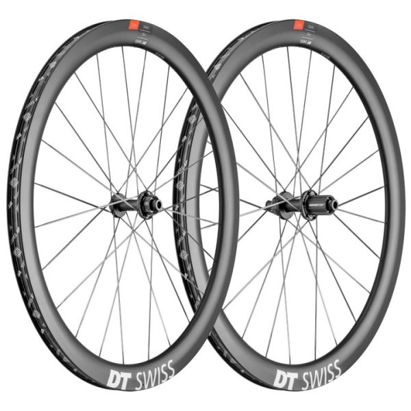 DT Swiss ERC 1100 DICUT 45 Paire de Roues – 28″ | Carbone | Clincher | Centerlock – 12x100mm | 12x142mm – noir
