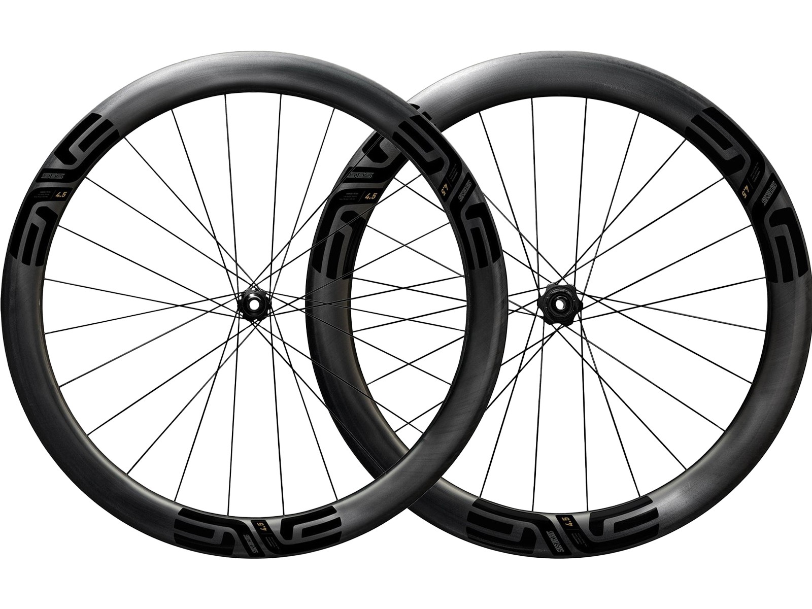 Roues carbone route Enve SES 4.5 Black 50/56mm disques tubeless 2024-2025