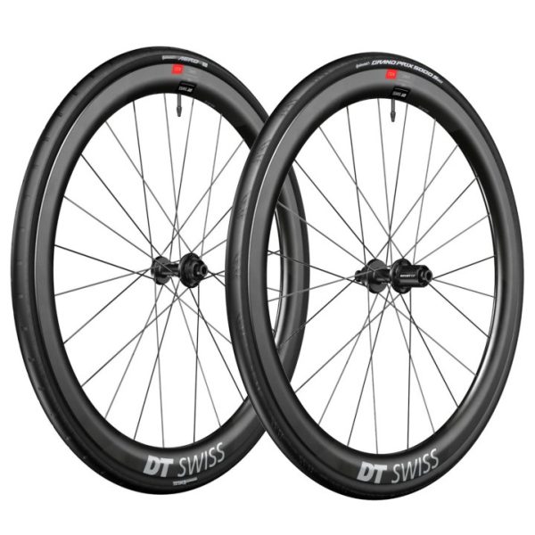 DT Swiss | Continental Système de Roue WTS – Set ERC 1100 DICUT 45 + Pneu Pliable Aero 111 / GP 5000 S – 28″ | 12×100/12x142mm – HG-L / XDR